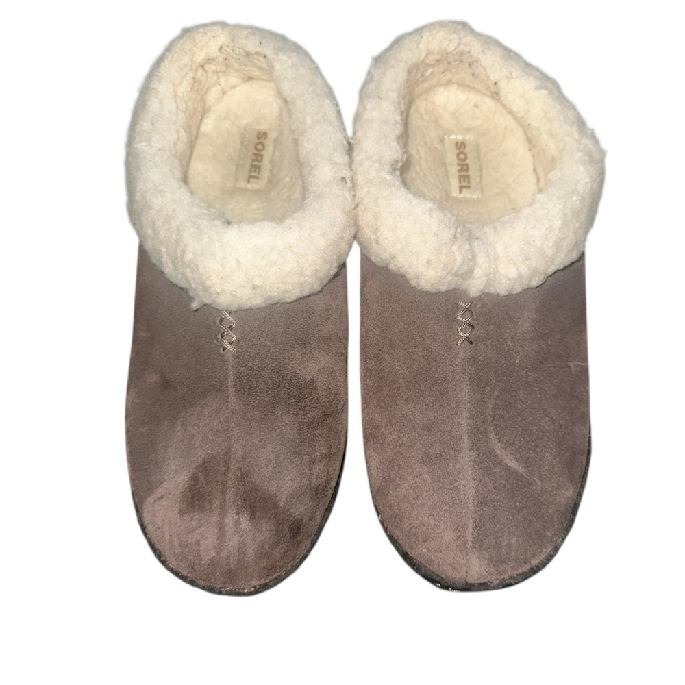 Sorel Women's Brown Suede Slippers
